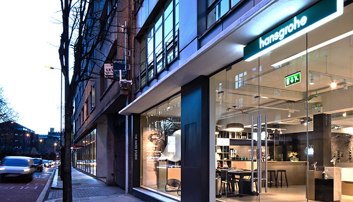 The Water Studio, Hansgrohe&rsquo;s showroom in Clerkenwell, London, was refurbished earlier this year
