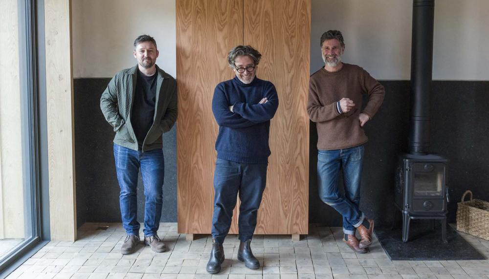 Pictured from left to right: Tim Flux, Jay Osgerby and Toby Hall